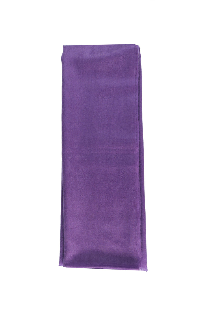 Purple Harmony Pashmina Wool Shawl