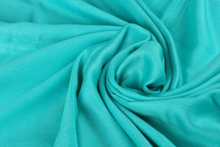Turquoise Elegance Silk Shawl