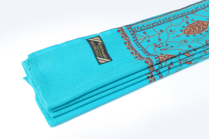 Turquoise Luxe Cashmere Wrap Shawl